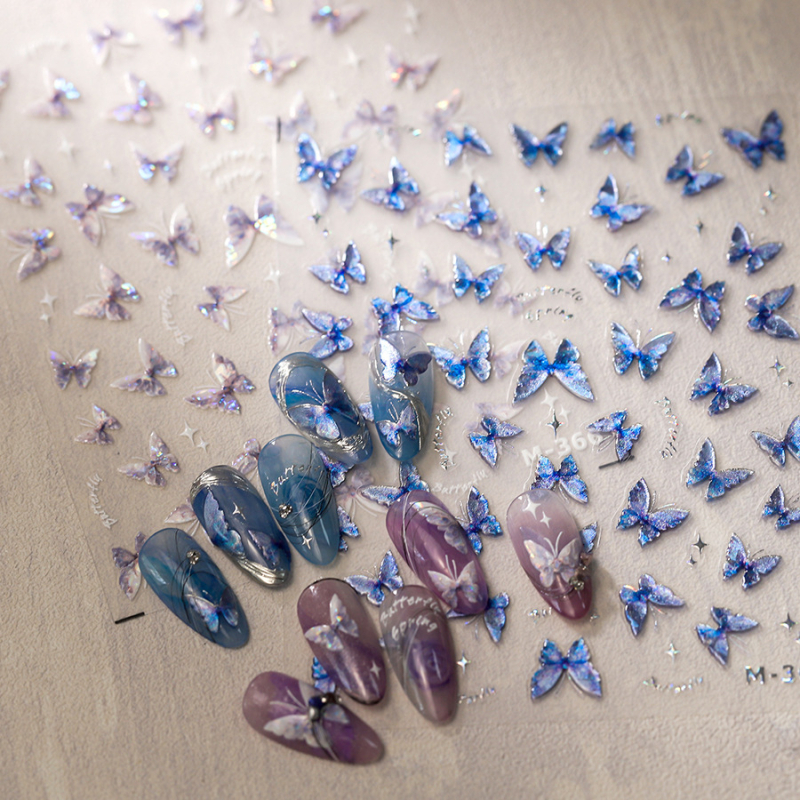 Autocolant de unghii din PET, design desen animat, originea Shandong