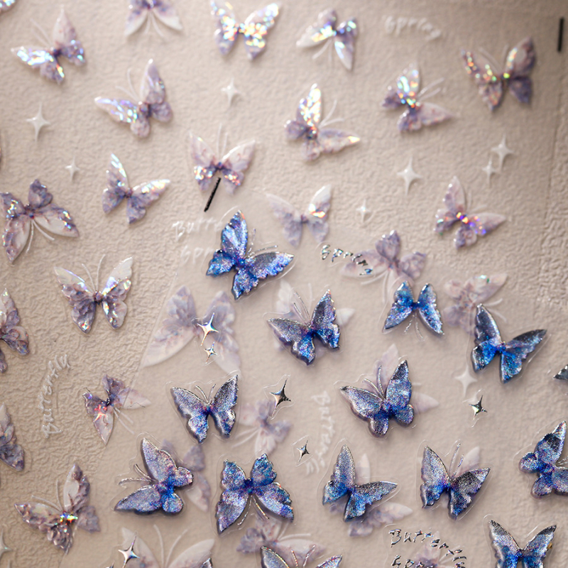 Autocolant de unghii din PET, design desen animat, originea Shandong