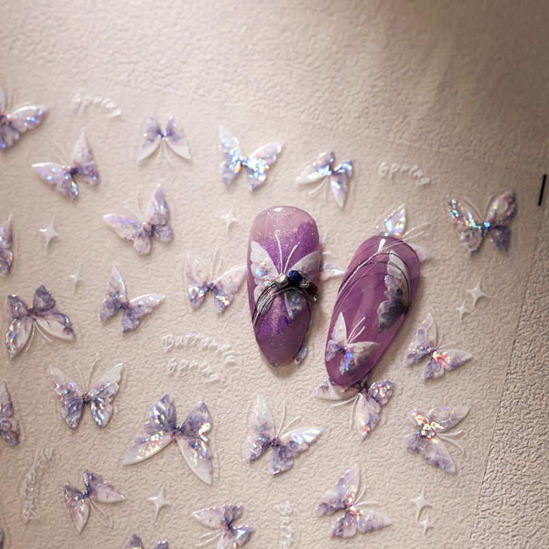 Autocolant de unghii din PET, design desen animat, originea Shandong