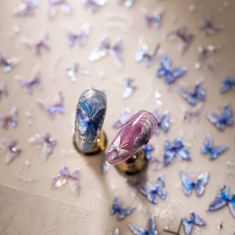 Autocolant de unghii din PET, design desen animat, originea Shandong