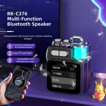 Boxă Bluetooth - carcasă din aliaj de zinc; Bluetooth 5.3; baterie încorporată 1000–1200 mAh; răspuns în frecvențe 40 Hz–20 kHz; putere de ieșire 5 W