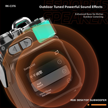Boxă Bluetooth - carcasă din aliaj de zinc; Bluetooth 5.3; baterie încorporată 1000–1200 mAh; răspuns în frecvențe 40 Hz–20 kHz; putere de ieșire 5 W