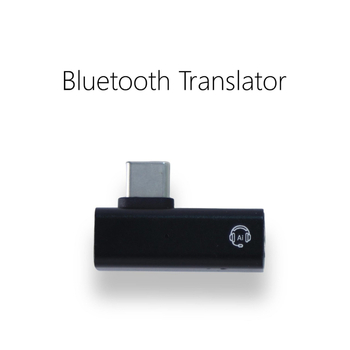 Traducător AI Ai-01 — compatibil cu căști Bluetooth și ochelari Bluetooth, interpretare simultană, interfață Type-C, corp din aliaj de aluminiu (Model Ai-01; 5V; Type-C; aliaj de aluminiu)