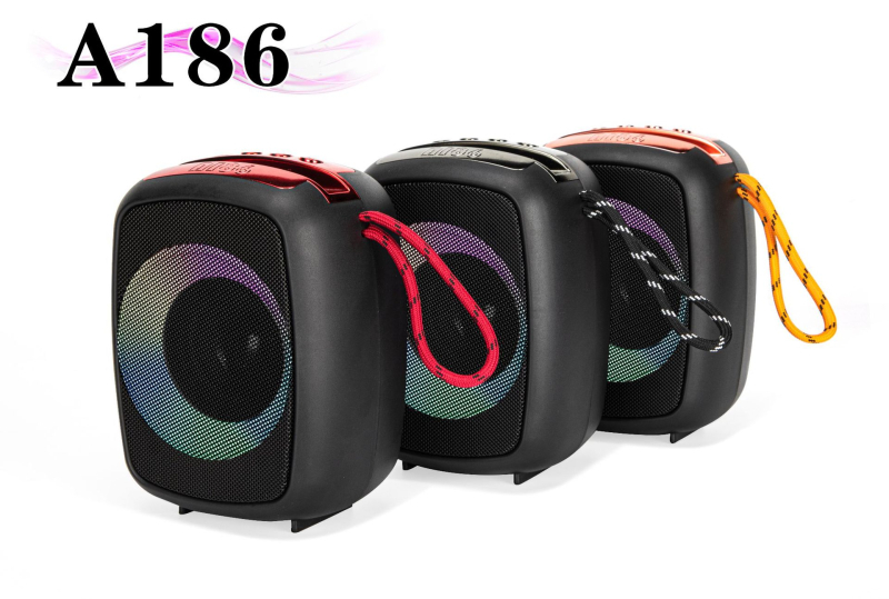 Boxă Bluetooth fără fir – Bluetooth 5.3, interval de frecvență 100 Hz–20 kHz, SNR ≥85 dB, baterie încorporată 500–800 mAh, cuplare TWS