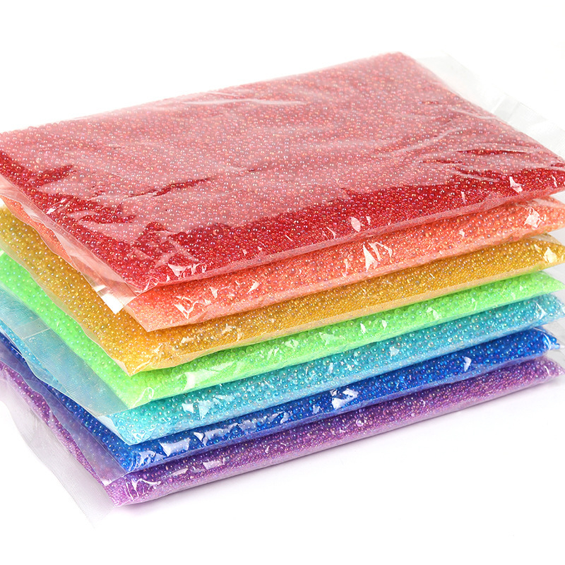 Accesorii DIY pentru bijuterii – Mărgele din sticlă cu finisaj sidefat, Mermaid Bubble Beads, Origine Yiwu, Brand Today's Cat