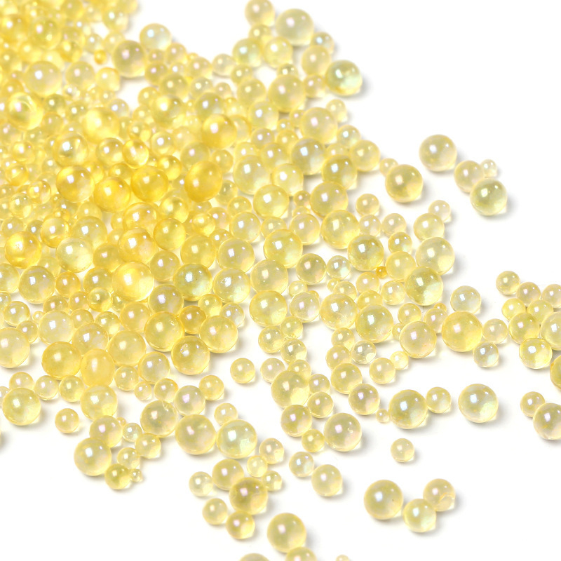 Accesorii DIY pentru bijuterii – Mărgele din sticlă cu finisaj sidefat, Mermaid Bubble Beads, Origine Yiwu, Brand Today's Cat