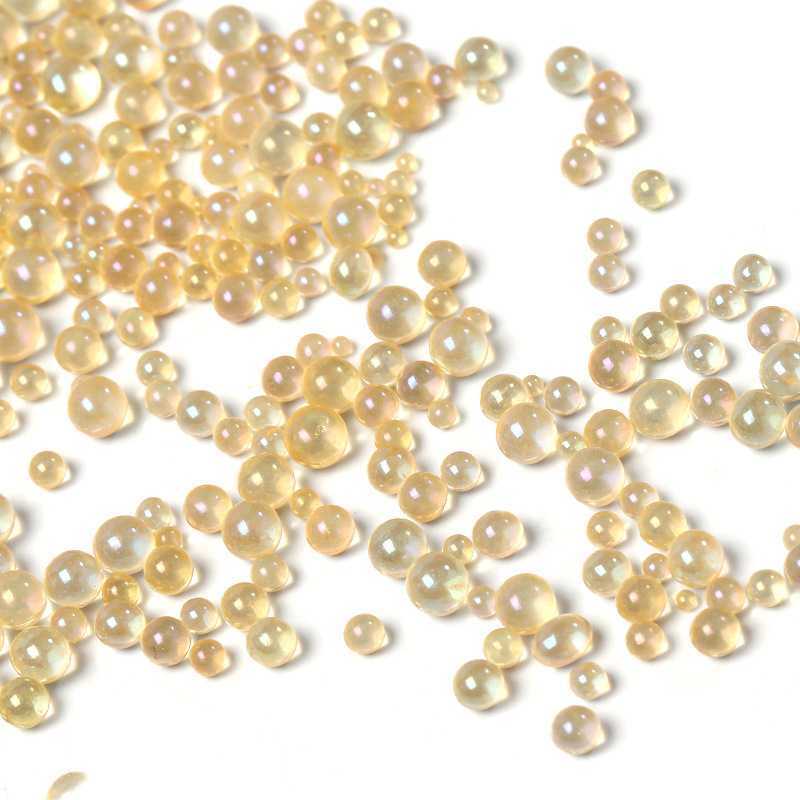 Accesorii DIY pentru bijuterii – Mărgele din sticlă cu finisaj sidefat, Mermaid Bubble Beads, Origine Yiwu, Brand Today's Cat