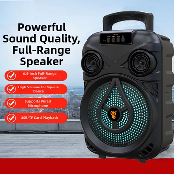 Boxă Bluetooth portabilă pentru exterior, cu două difuzoare, Bluetooth 5.0, 40 Hz–20 kHz, SNR ≥75 dB, baterie încorporată