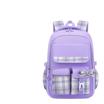 Školska torba od Oxford tkanine, ultra lagana, anime crtani uzorak, ergonomski stražnji panel, za učenike srednje škole