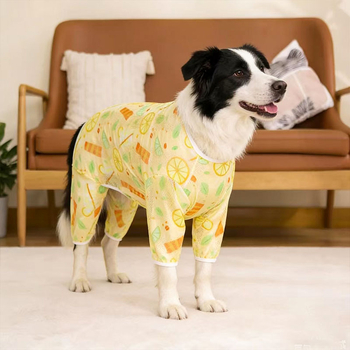 Haină Yisen pentru câini mari, cu patru picioare - anti-căderea blănii, anti-murdărire și protecție solară; poliester; universal pentru toate anotimpurile