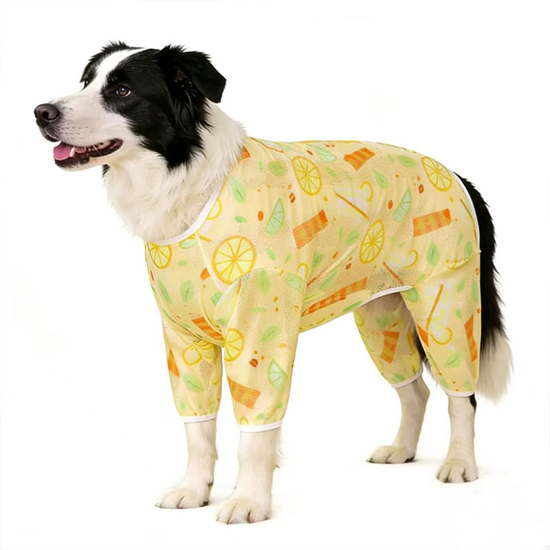 Haină Yisen pentru câini mari, cu patru picioare - anti-căderea blănii, anti-murdărire și protecție solară; poliester; universal pentru toate anotimpurile