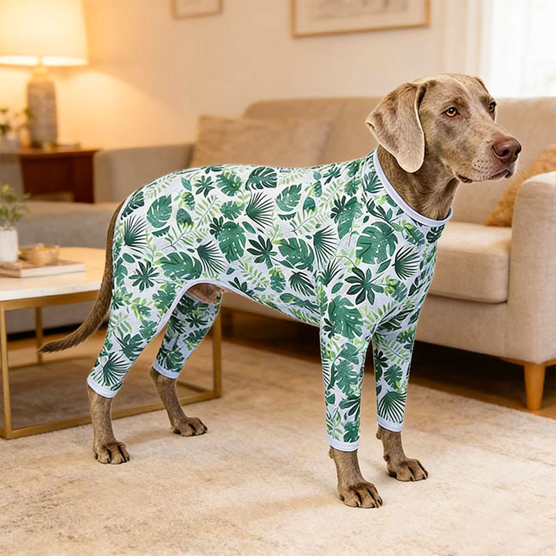 Haină Yisen pentru câini mari, cu patru picioare - anti-căderea blănii, anti-murdărire și protecție solară; poliester; universal pentru toate anotimpurile