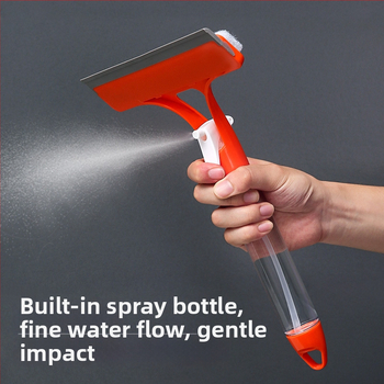 Διπλής όψεως καθΑριστικό για γυαλιά με μπουκάλι ψεκασμού — Ανοξείδωτο ατσάλι, χειροκίνητο, οικιακή χρήση