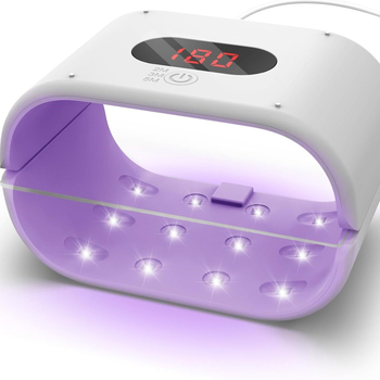UV kétoldalas körömszárító lámpa, 24 LED, USB-5V3A, modell MS24, DIY köröm művészet