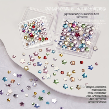 Baoshiman Декорации за нокти – Принцес серия, Мика прах, верижен мотив, сладък стил, произход: Гуанджоу