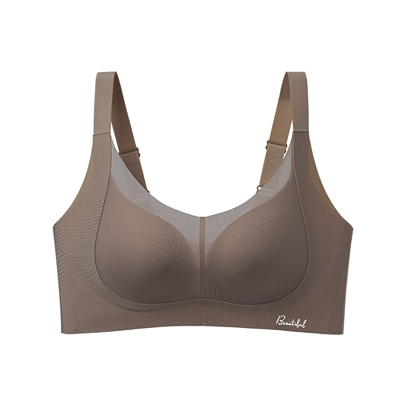 Tube-top sutien - fără urme, nylon respirabil, cupă 3/4, susținere moale, strângere