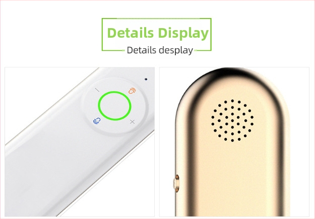 Prenosný prekladač T9S s inteligentným hlasovým prekladom, 40 jazykov, Android OS, dosah bezdrôtového pripojenia 10 m, podpora siete 2,4 GHz