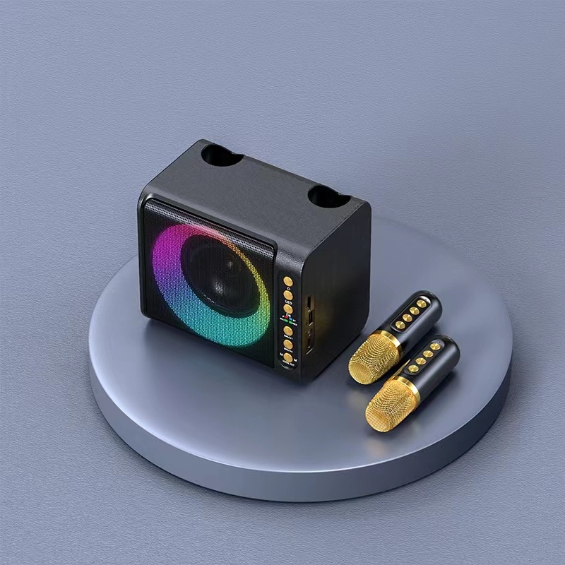 Karaoke Bluetooth zvučni set s ugrađenim mikrofonom, 20W izlaz, Bluetooth 5.3, 100Hz-20kHz, SNR ≥70dB, ugrađena baterija 2000-4000mAh
