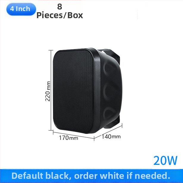 Difuzor montat pe perete 40W/60W, 2 canale, intervalul de frecvență 100 Hz–20 kHz, conectare prin cablu