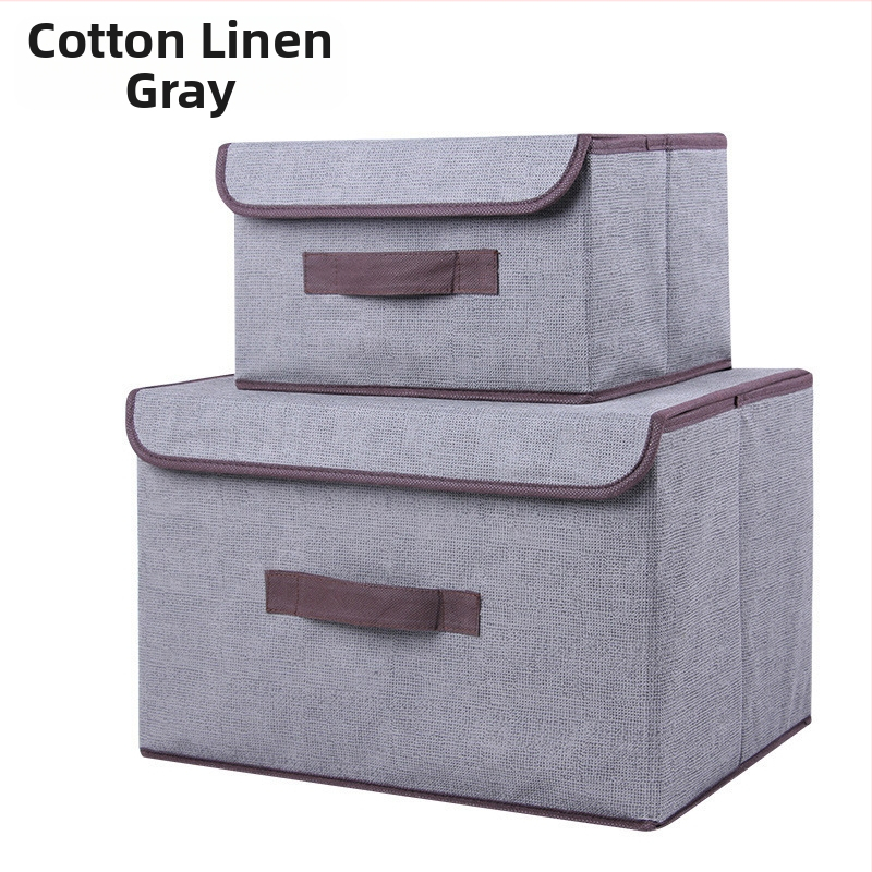 Cutie de depozitare pliabilă din textil, protecție la praf și umezeală, capacitate 5–10 L, material textil, capac rabatabil, stil japonez