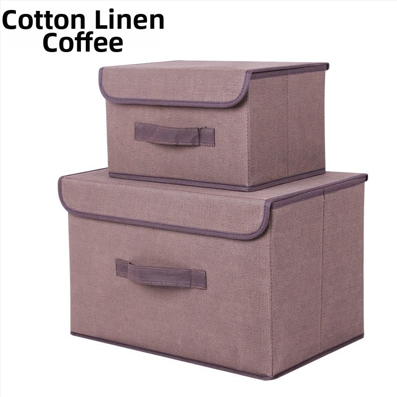 Cutie de depozitare pliabilă din textil, protecție la praf și umezeală, capacitate 5–10 L, material textil, capac rabatabil, stil japonez