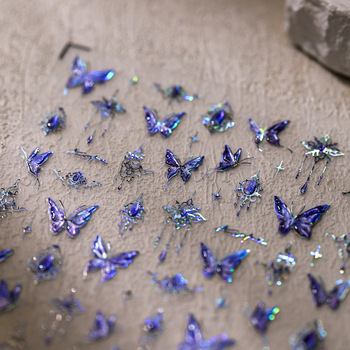 Αυτοκόλλητα νυχιών με φύλλο χρυσού, υπερ-λεπτά, χωρίς υπόλοιπα, καρτούν σχέδιο, σειρά M-480