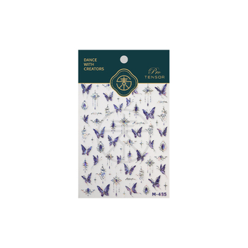 Αυτοκόλλητα νυχιών με φύλλο χρυσού, υπερ-λεπτά, χωρίς υπόλοιπα, καρτούν σχέδιο, σειρά M-480