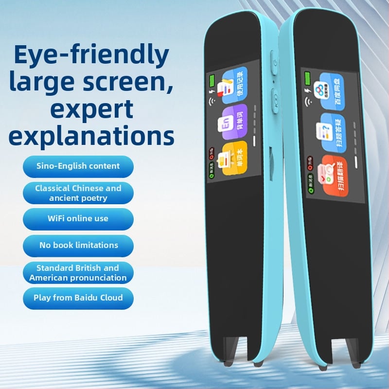 Stylus de citire A9 – Plastic, 5V, Baterie litiu reîncărcabilă, Dispozitiv de citire