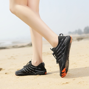 Παπούτσια νερού με πέντε δάχτυλα για ρυάκια - Δροσερή επάνω από διχτυωτό ύφασμα, χαμηλός σχεδιασμός, αντιολισθητική εξωτερική σόλα από καουτσούκ, τριών επιπέδων μεσαία σόλα από δίχτυ, κατάλληλα για βάδισμα σε ρυάκια