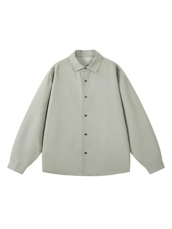 Cardigan košulja od poliesterskih vlakana, dugi rukavi, slobodan kroj, ulični stil