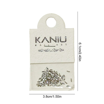 Декорация за нокти със Zircon – квадратна форма, Princess серия, стил Flash, ледено прозрачен и минималистичен INS