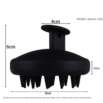 Perie de șampon din silicon pentru masajul scalpului și curățarea părului; Brand 916; Personalizabilă cu logo; Cadou pentru angajați