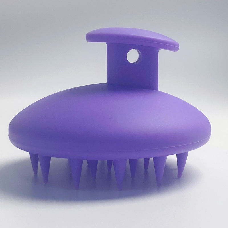 Perie de șampon din silicon pentru masajul scalpului și curățarea părului; Brand 916; Personalizabilă cu logo; Cadou pentru angajați