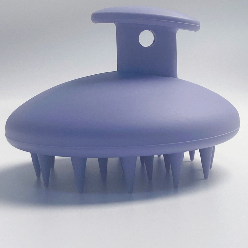 Perie de șampon din silicon pentru masajul scalpului și curățarea părului; Brand 916; Personalizabilă cu logo; Cadou pentru angajați