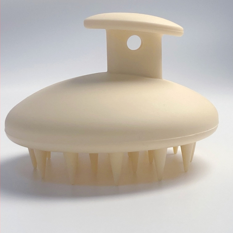 Perie de șampon din silicon pentru masajul scalpului și curățarea părului; Brand 916; Personalizabilă cu logo; Cadou pentru angajați