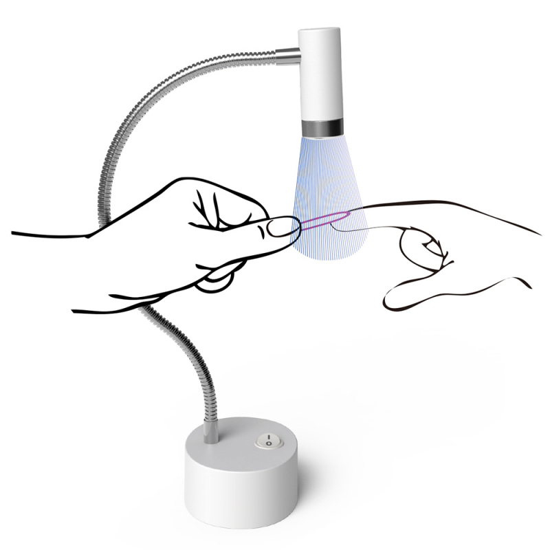 Okos LED körömlámpa érintésérzékelővel | USB újratölthető | gyors száradás | modell BY-NT-3792