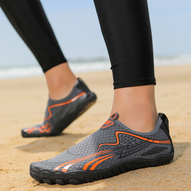 Παπούτσια διάσχισης ποταμών – Διαπνέον επάνω μέρος από δίχτυ, Αντιολισθητική σόλα από καουτσούκ, Γρήγορο στέγνωμα, Unisex, Χαμηλού προφίλ