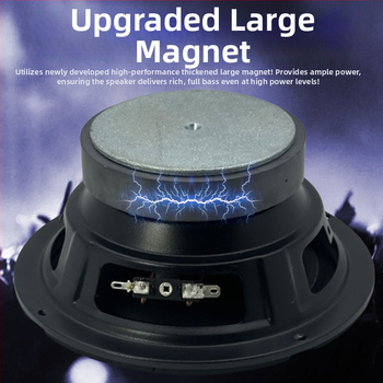 Fast High: Difuzor auto de înaltă putere pentru audio auto și bibliotecă, circuit magnetic extern, diafragmă non-hârtie, 80–20000 Hz