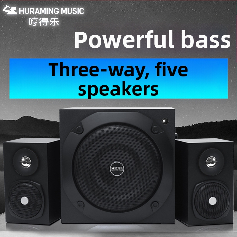 Sistem audio Bluetooth 2.1 cu subwoofer, corp din lemn, putere maximă 500W, redare MP3/USB, autonomie 8 ore