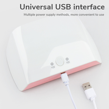 Lampă UV pentru uscare geluri de unghii, mini portabilă, model CJ-L016, temporizator USB cu viteze multiple, pentru manichiuri, saloane sau școli de manichiură