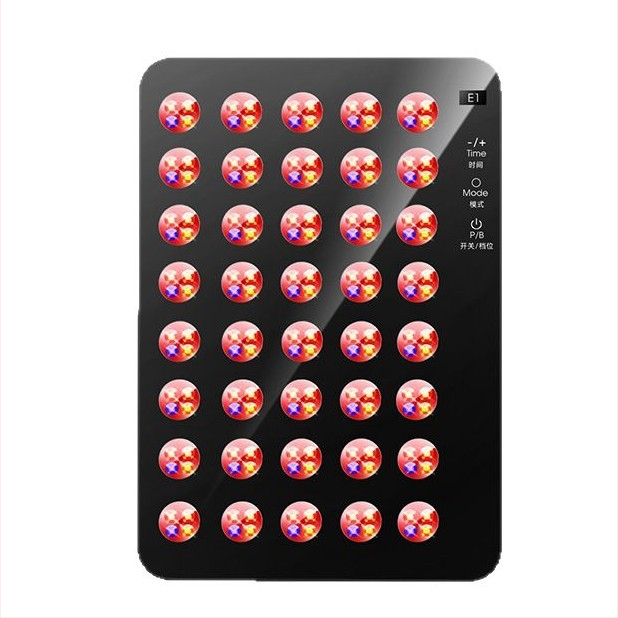 Yike fizioterápiás eszköz otthoni használatra, hordozható, külső akkumulátor 2000 mAh, fényterápia