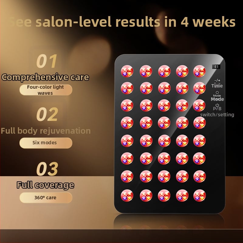 Yike fizioterápiás eszköz otthoni használatra, hordozható, külső akkumulátor 2000 mAh, fényterápia