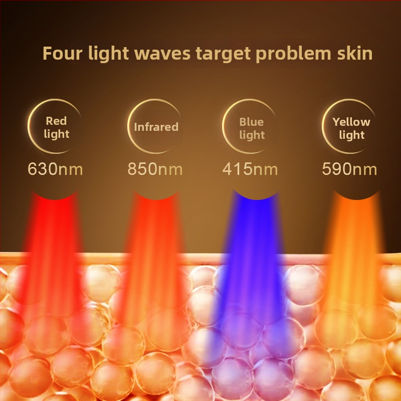 Yike fizioterápiás eszköz otthoni használatra, hordozható, külső akkumulátor 2000 mAh, fényterápia