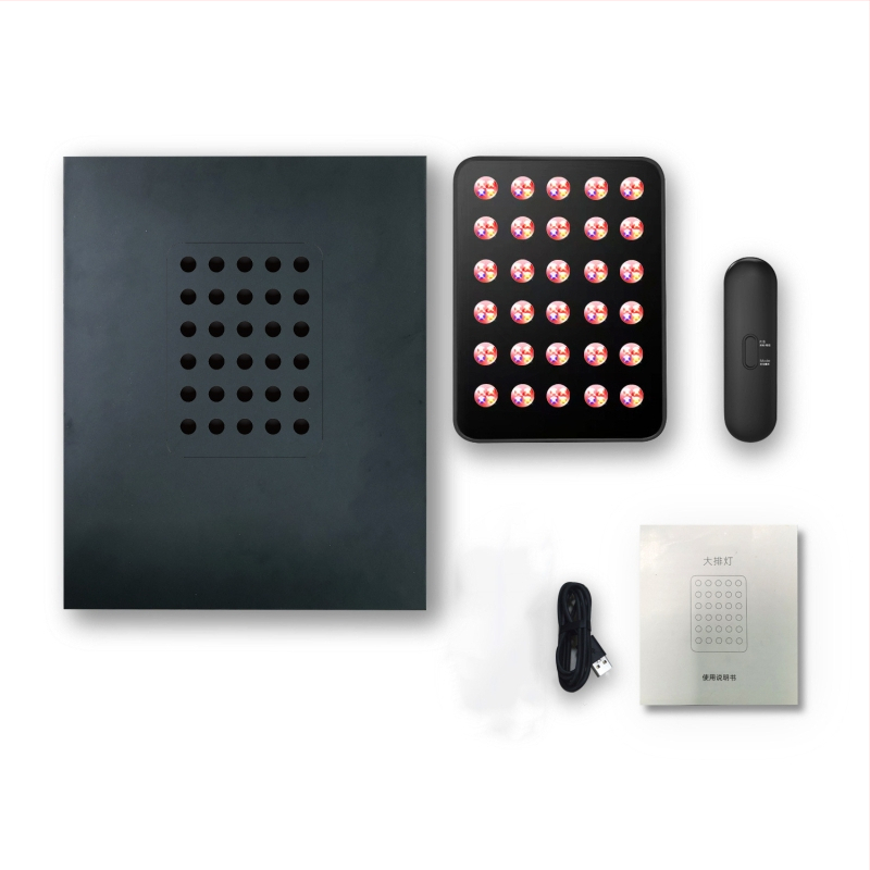 Yike fizioterápiás eszköz otthoni használatra, hordozható, külső akkumulátor 2000 mAh, fényterápia