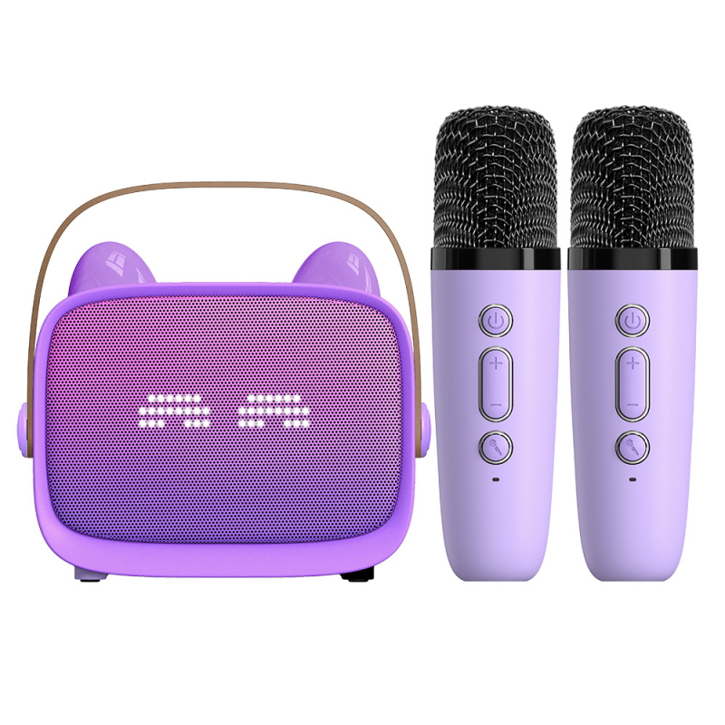 Bluetooth karaoke zvučnik s integriranim mikrofonom za djecu, IPX7 vodootpornost, 5W, doseg 15 m, 100 Hz–20 kHz