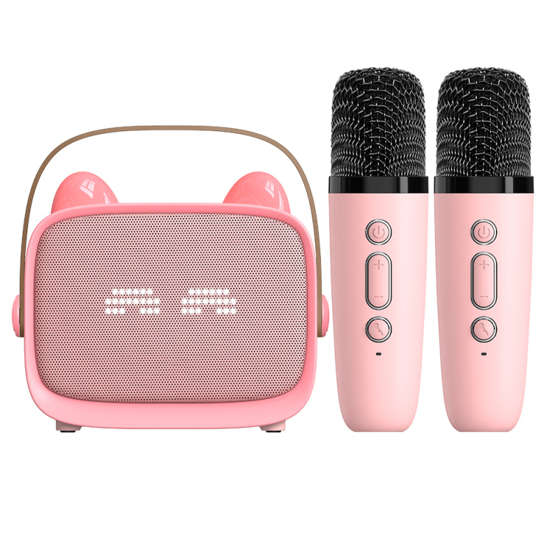 Bluetooth karaoke zvučnik s integriranim mikrofonom za djecu, IPX7 vodootpornost, 5W, doseg 15 m, 100 Hz–20 kHz