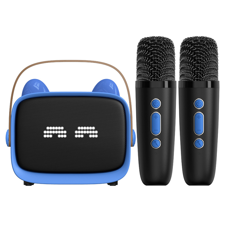Bluetooth karaoke zvučnik s integriranim mikrofonom za djecu, IPX7 vodootpornost, 5W, doseg 15 m, 100 Hz–20 kHz