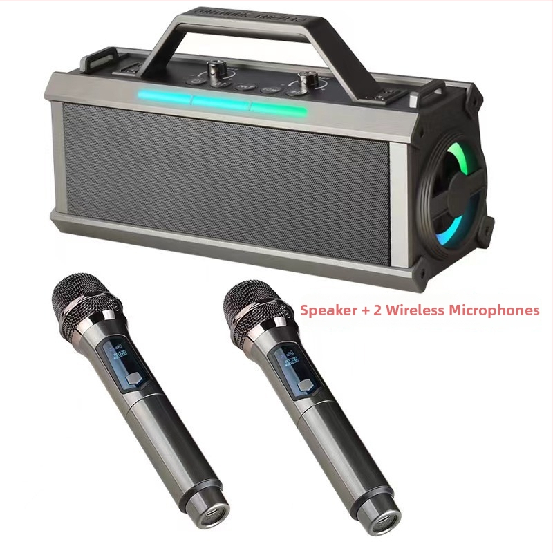L201B Bluetooth zvučnik s ugrađenim mikrofonom za karaoke, 80 W, IPX5, Bluetooth 5.0, raspon frekvencija 100 Hz–20 kHz