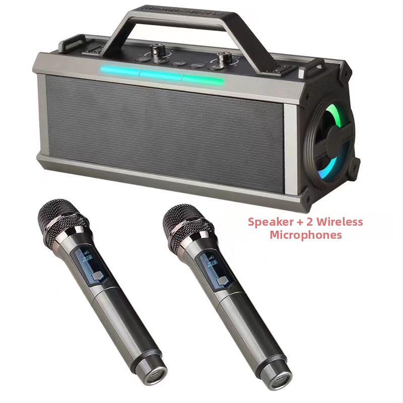 L201B Bluetooth zvučnik s ugrađenim mikrofonom za karaoke, 80 W, IPX5, Bluetooth 5.0, raspon frekvencija 100 Hz–20 kHz
