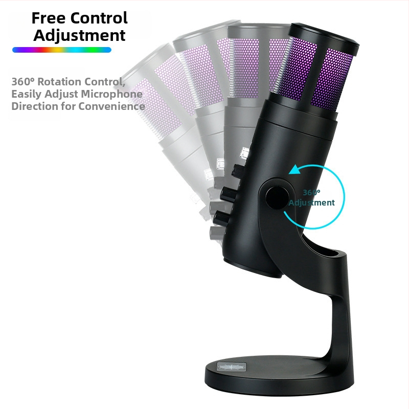 USB kondenzatorski mikrofon MU900pro Colorful Edition – kardioidno snimanje, raspon frekvencija 60 Hz–15 kHz, SNR ≥ 75 dB, napajanje 5V